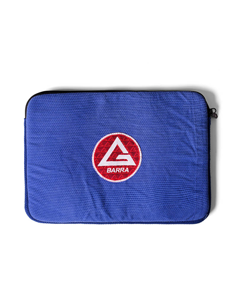 Repurposed Small Laptop Sleeve - Blue
