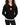 RS Classic Womens Cropped Pocket Hoodie - Black