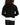 RS Classic Womens Cropped Pocket Hoodie - Black
