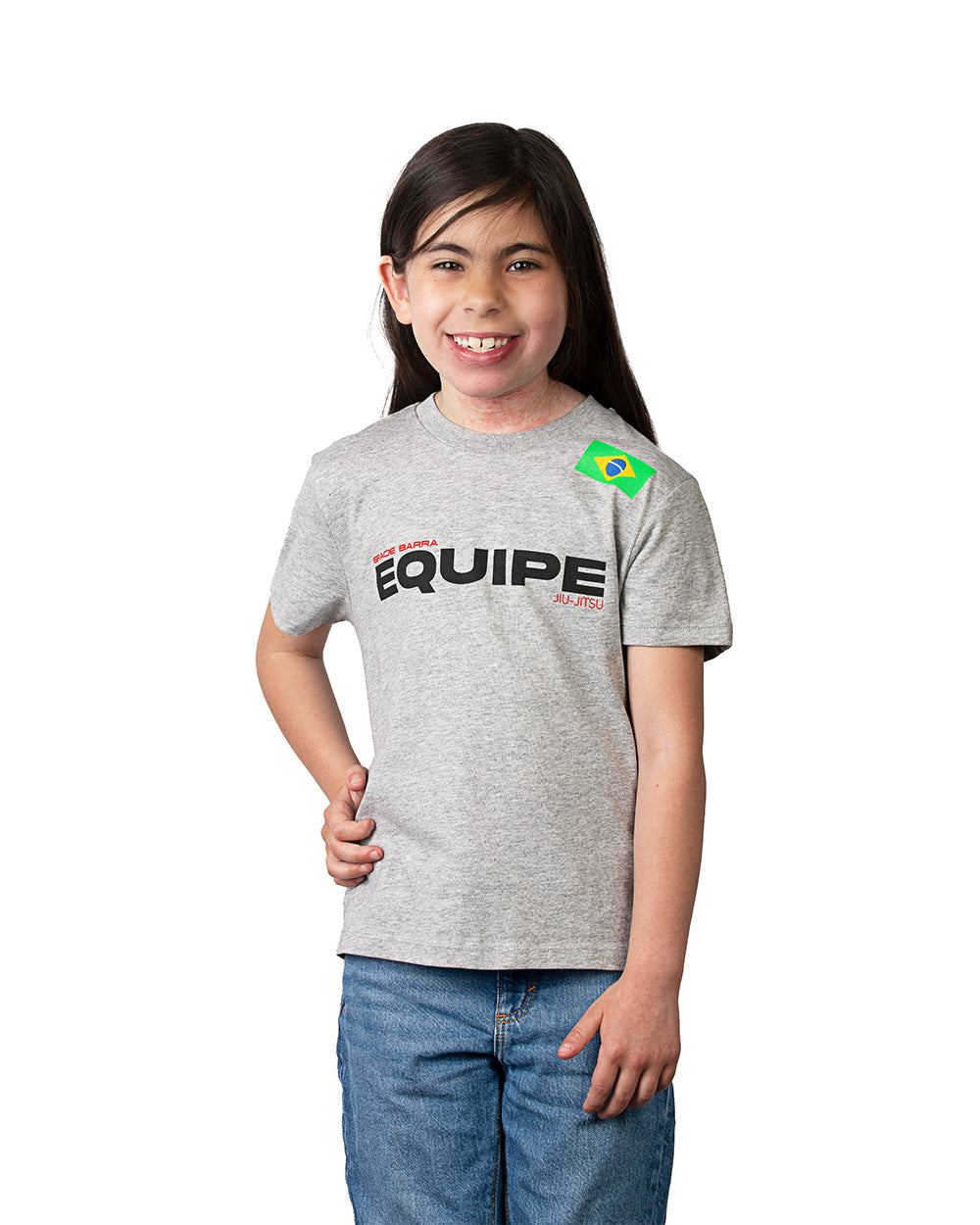 Equipe S/S Youth Tee - Heather Grey