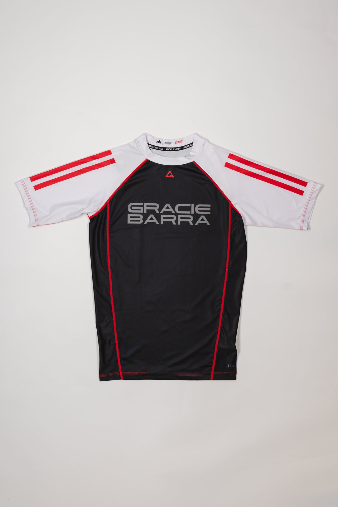 III Stripes Ranked Rashguard by adidas - White