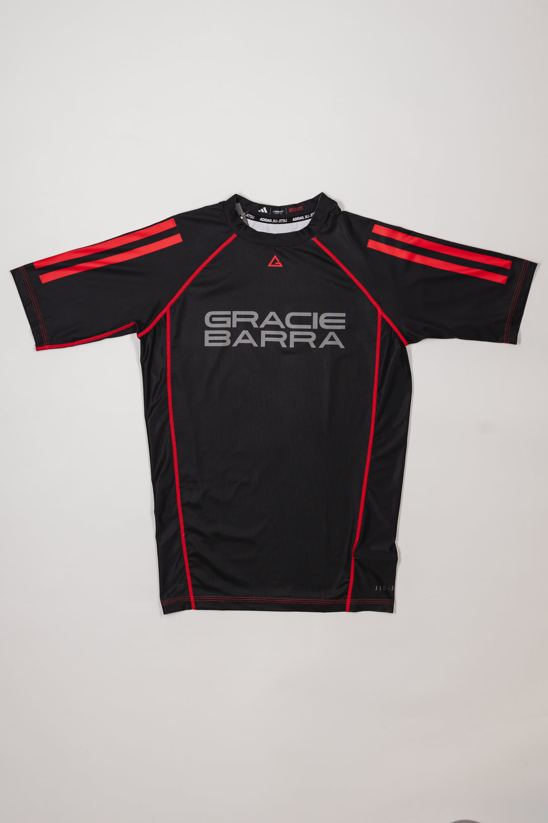 III Stripes Ranked Rashguard by adidas - Black