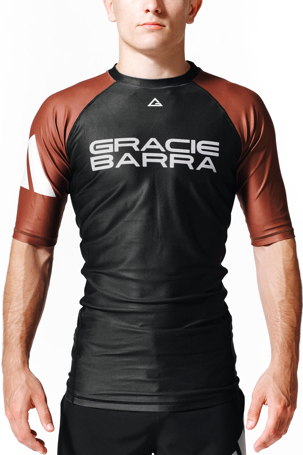 Barra Performance Ranked Rashguard S/S by adidas® - Brown