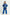 Legacy Shadow Youth Kimono - Blue