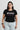 Stacked Womens Tee - Black