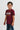 Stacked Youth Tee - Maroon