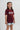 Stacked Youth Tee - Maroon