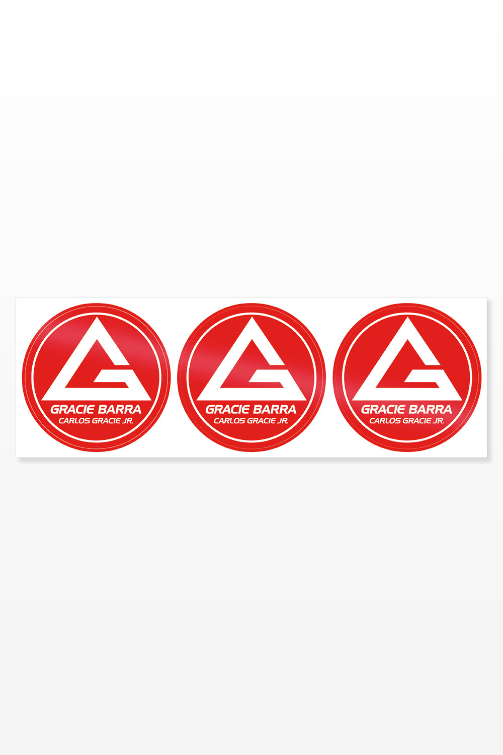 Red Shield Sticker 3 Pack - Red