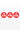 Red Shield Sticker 3 Pack - Red