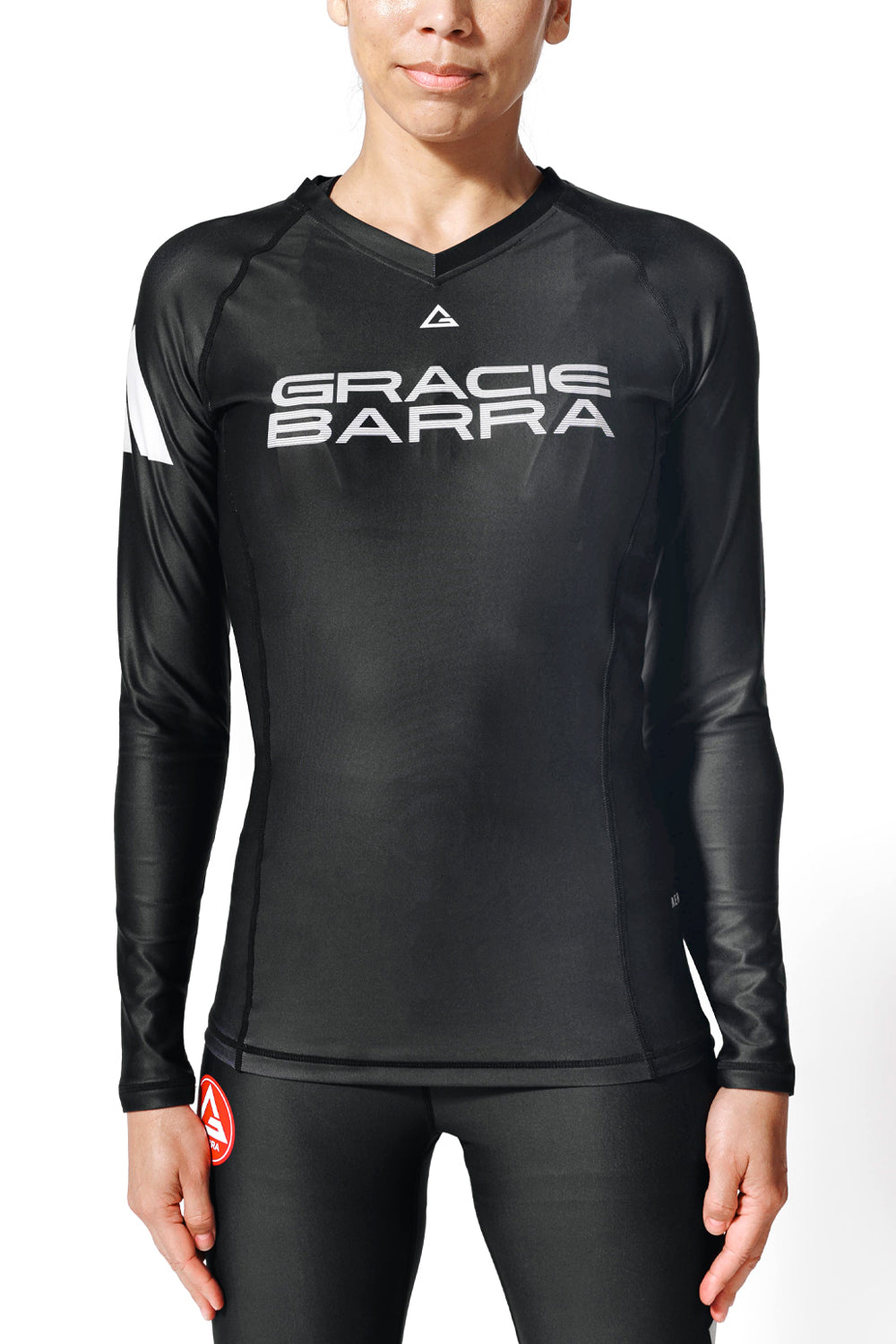 Womens Barra Performance Rashguard L/S by adidas® - Black