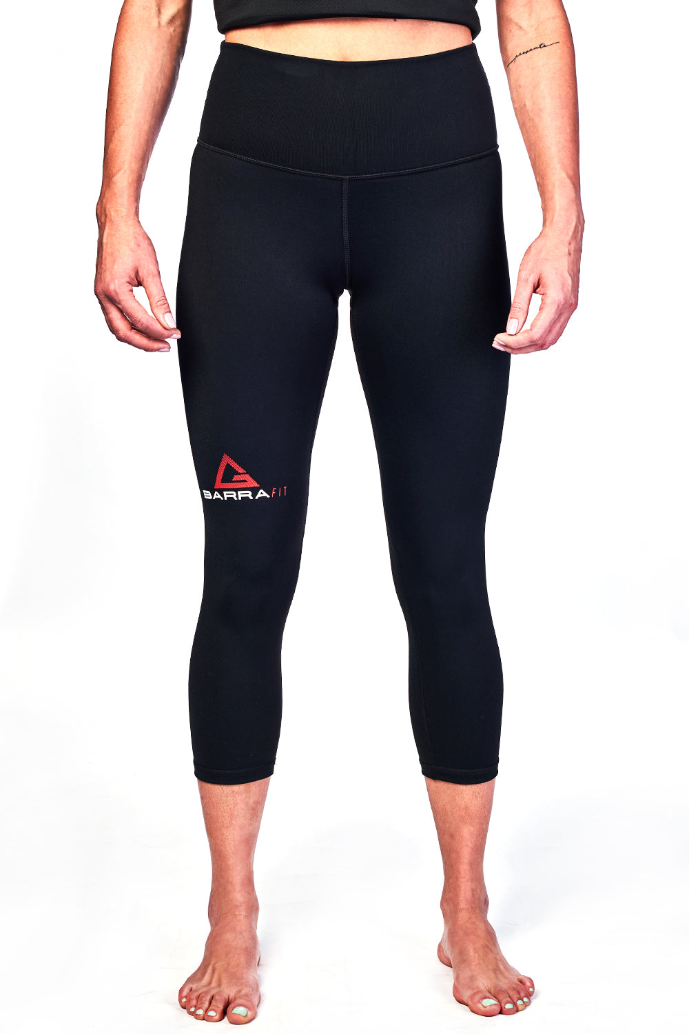 BARRA FIT Womens 3/4 Legging - Black