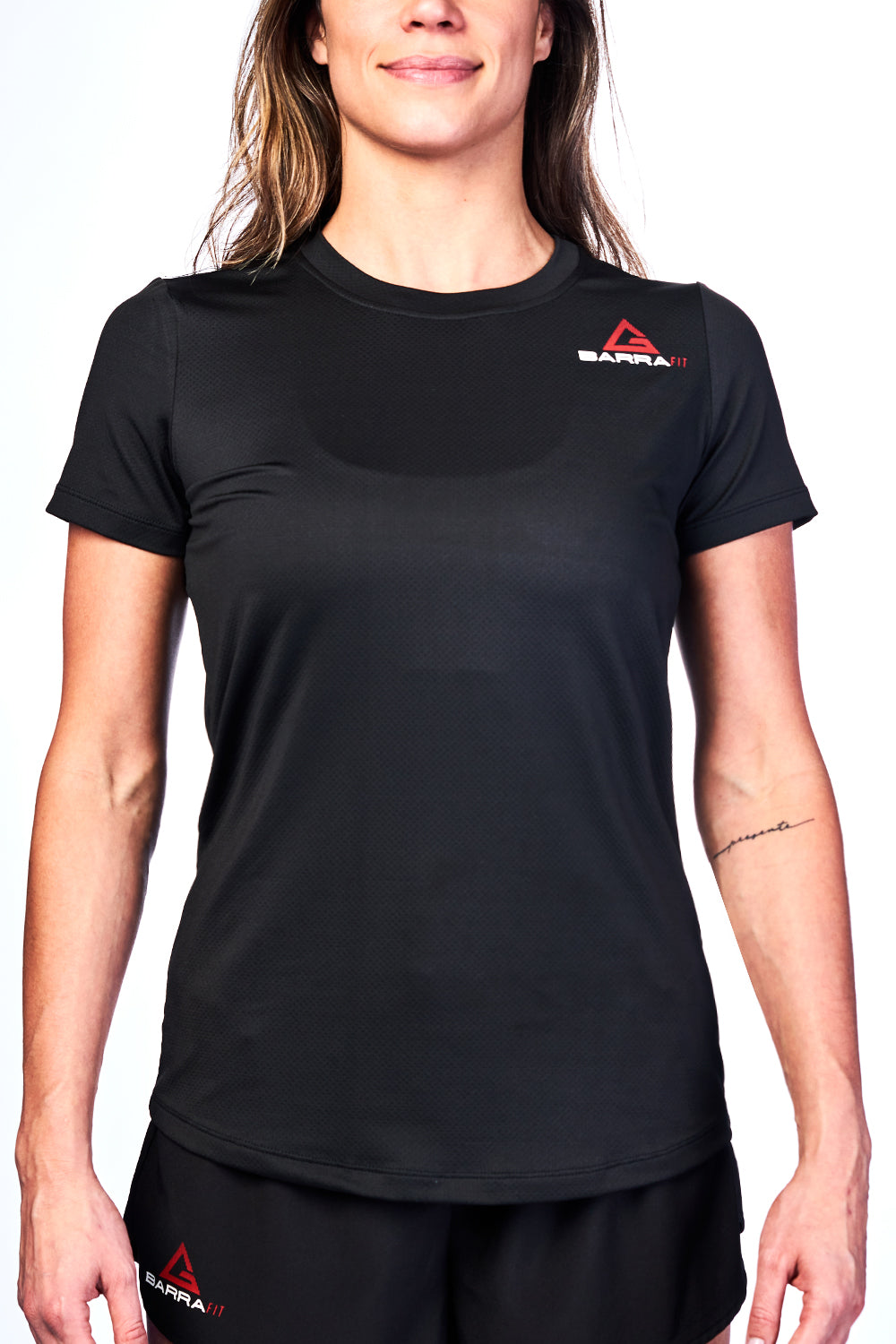 BARRA FIT Womens Tshirt - Black