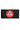 Red Shield Banner Flag - Black