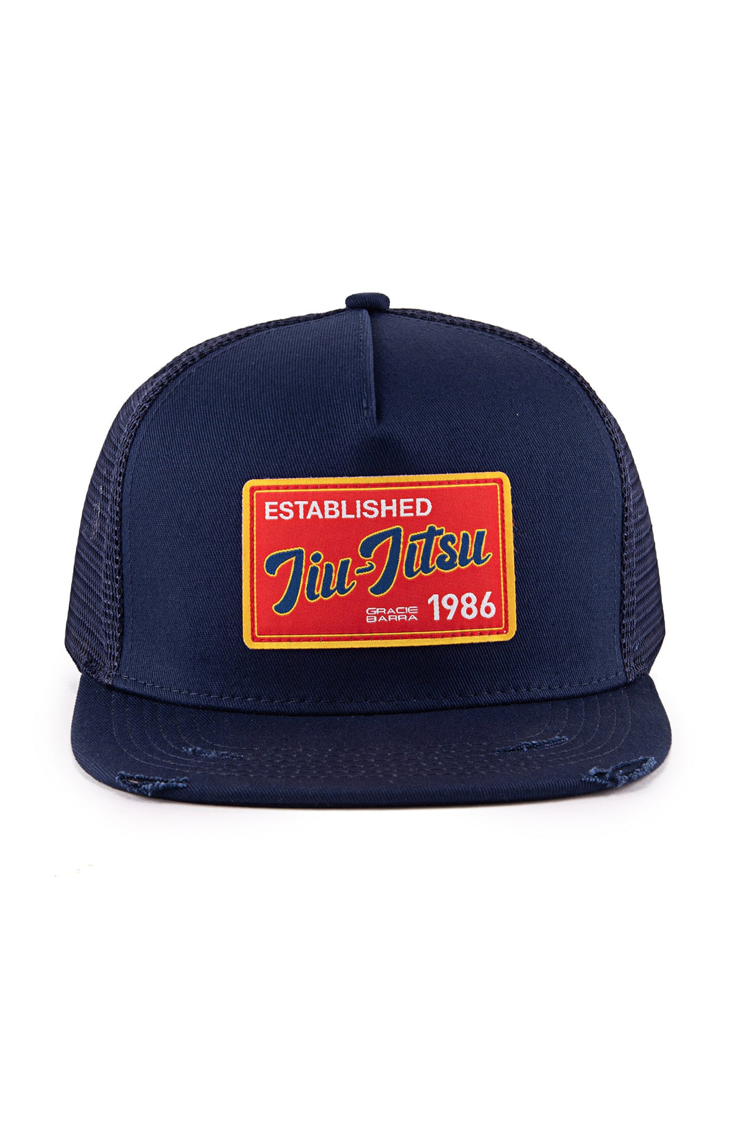 Jiu Jitsu Posctard Vintage Trucker Cap - Navy
